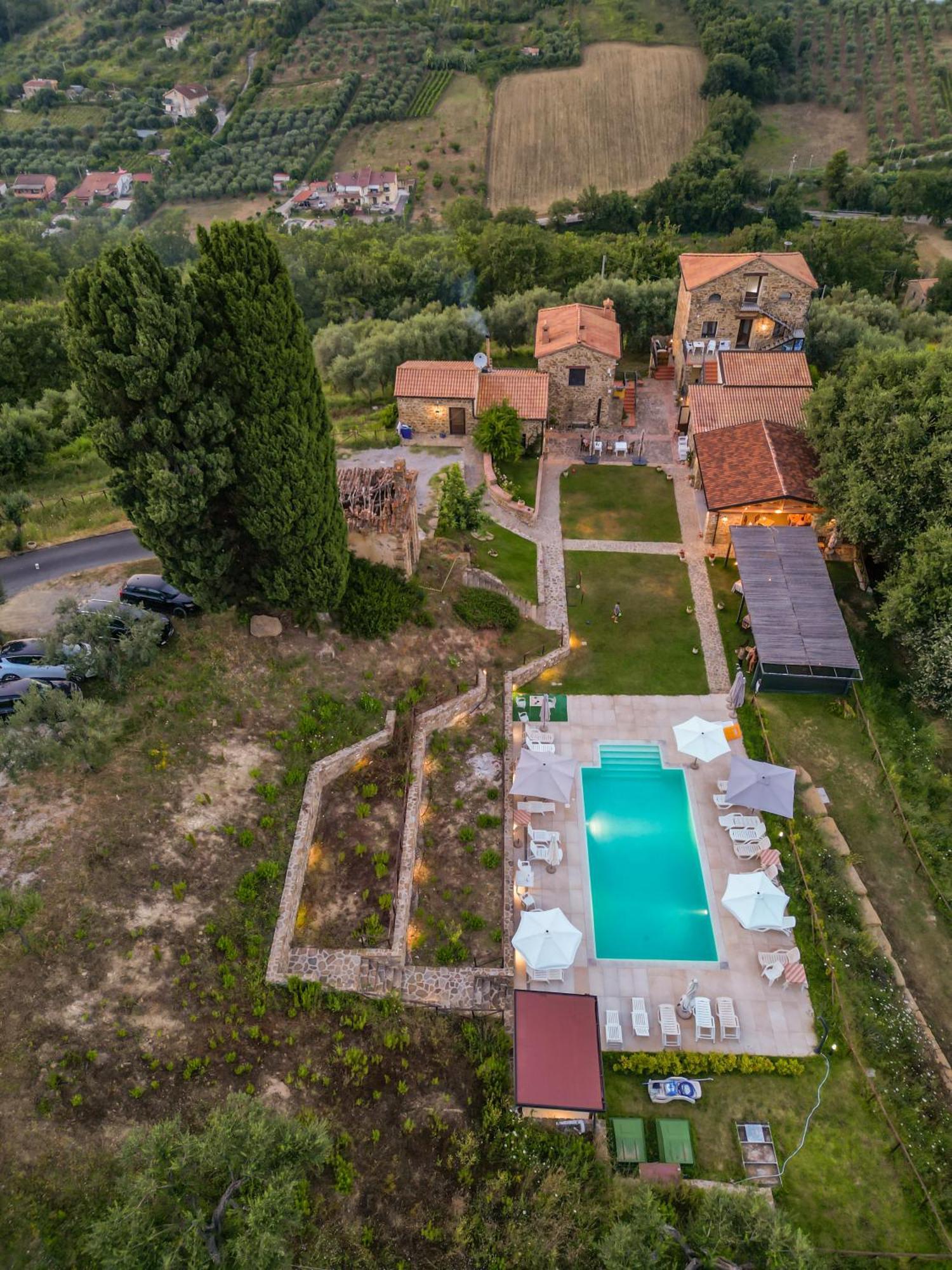 Le Querce Farmhouse Агрополи Экстерьер фото